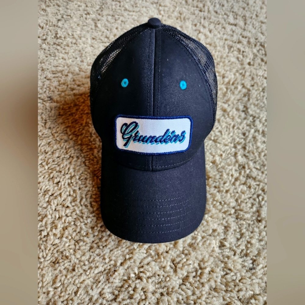 Grundens Women's Script Trucker Ball Cap Hat